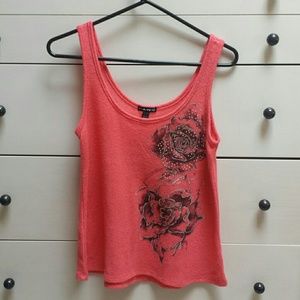 Pink Knit Tank Top