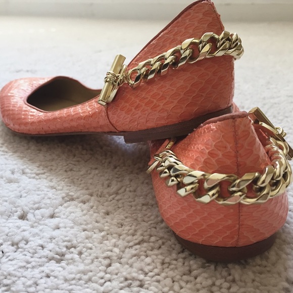 Rachel Zoe Snakeskin Ballet Flats