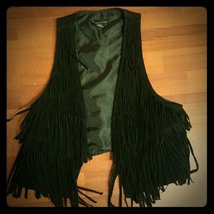 Forever 21 Fringe Vest