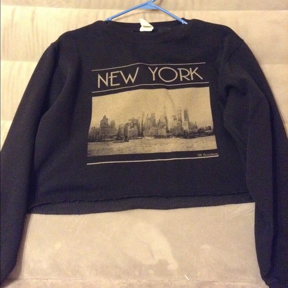 Brandy New York cropped sweater