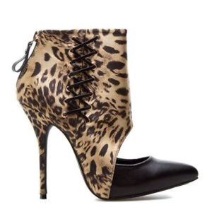 Shoedazzle Infinity Leopard Heels