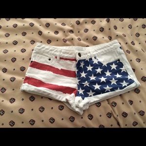 Forever 21 American Flag Shorts