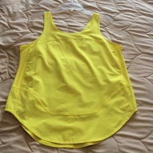 lululemon yellow tank top