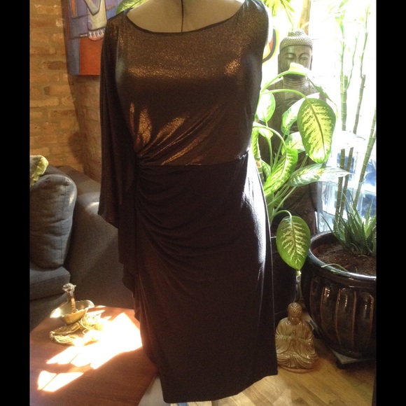 Black & Gold Cocktail Dress