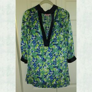 Lilly hammered silk top