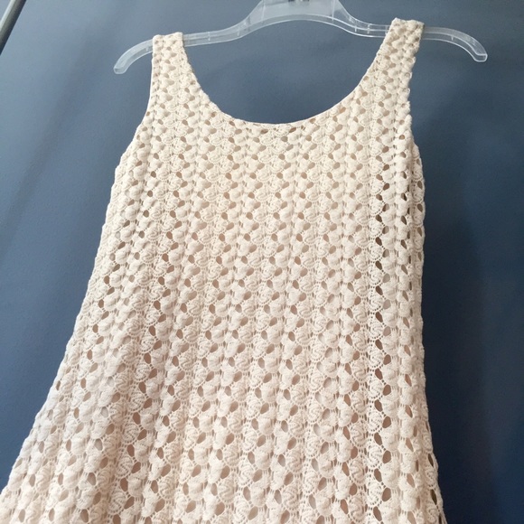 Forever 21 crochet maxi dress.