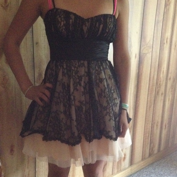 A Black and Tan dress