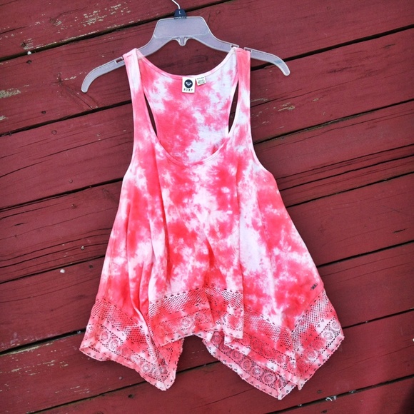 Roxy Tie Dye Hot Pink Tank