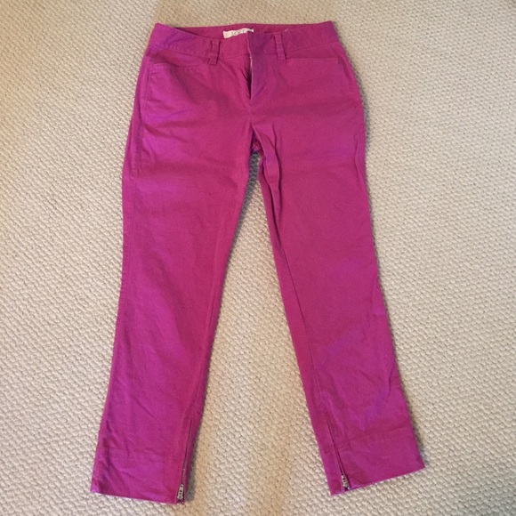 Loft pink kaki capris