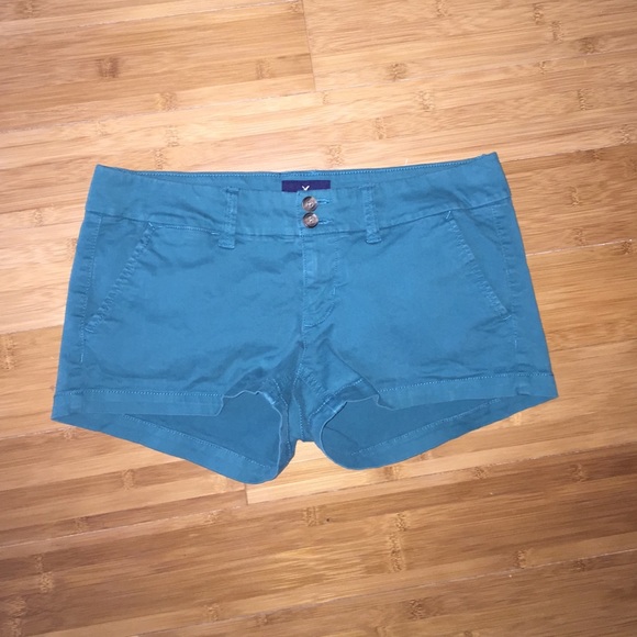 American Eagle Outfitters teal shorts