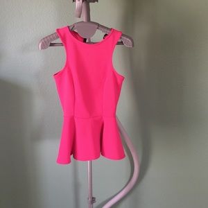 Hot pink top