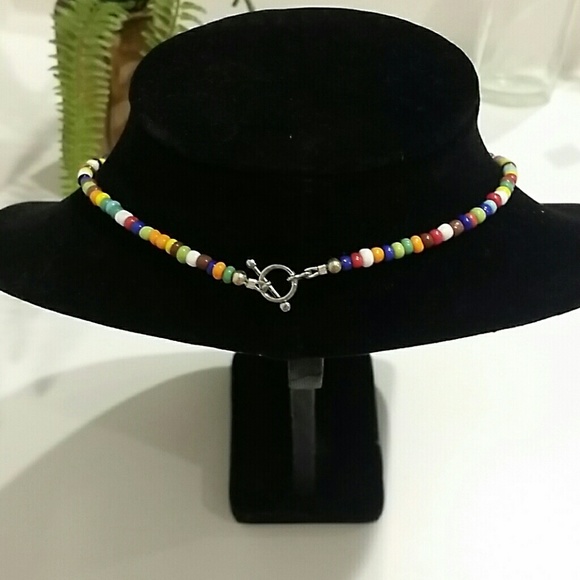 Colorful Hand Crafted Necklace - Picture 3 of 4