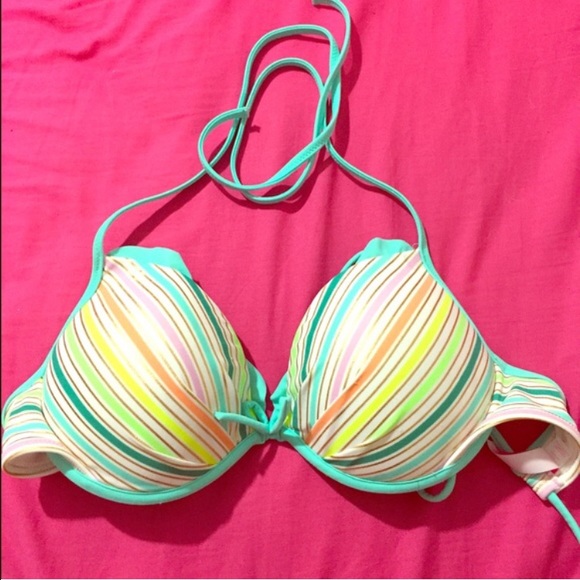 NWOT VS push up bikini striped