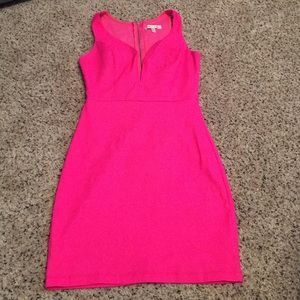 Small bright pink dress