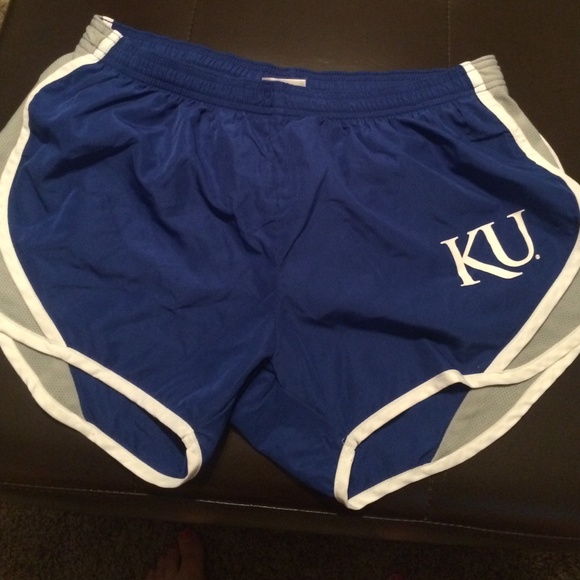 KU running shorts