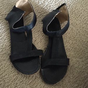 Black sandals