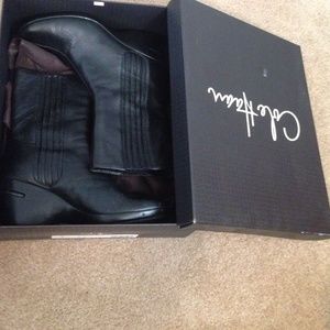 Cole Haan Air Kierstin black leather boot