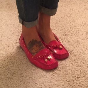 Michael Kors Red Michael Amber Moccasin