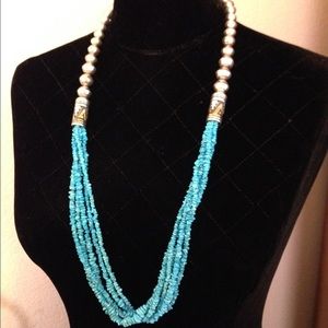 Handmade Turquoise & Sterling Silver Necklace