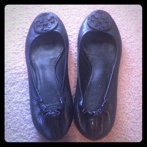 Black Tory Burch Flats
