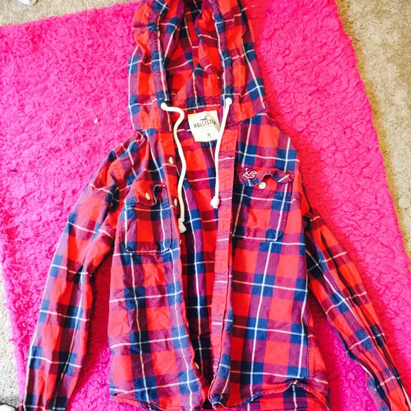 Plaid boyfriend hoodie