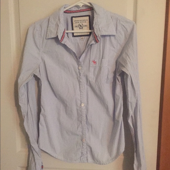 Blue Abercrombie button up