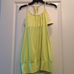 lululemon athletica yellow top