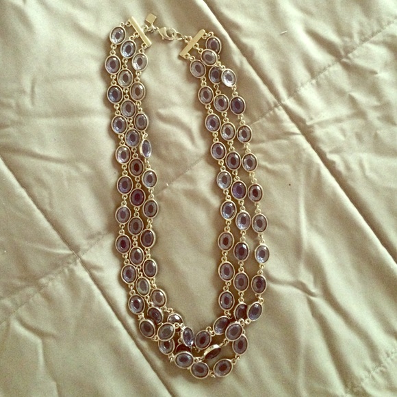 Blue stone banana republic necklace