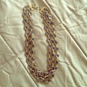 Blue stone banana republic necklace