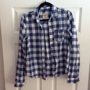 Plaid Hollister flannel shirt