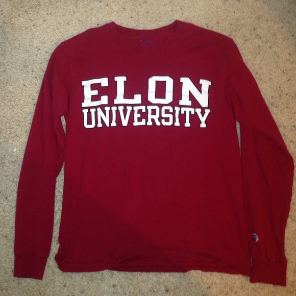 Long sleeve Elon University tshirt