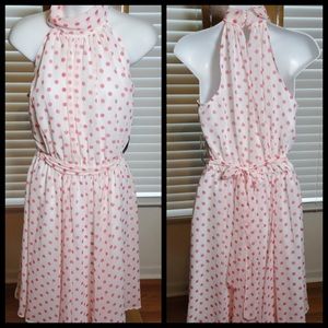 Pink Polka Dot Summer Dress - Eva Mendes for NY&C