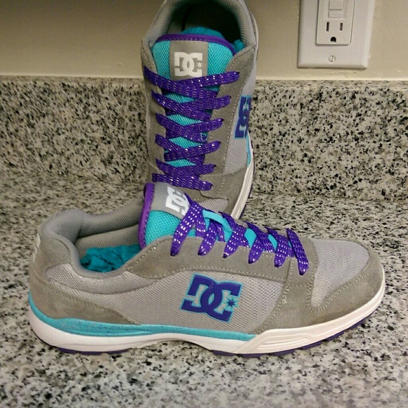 DC Shoes Unilite Crosstrainers Gry/pur/teal SOLD!!