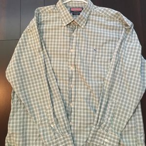 Vineyard Vines XXL Green Long Sleeve Button Down