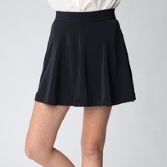 Brandy Melville black skater skirt