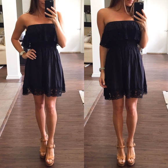 SOLD Strapless Dress - Picture 2 of 4