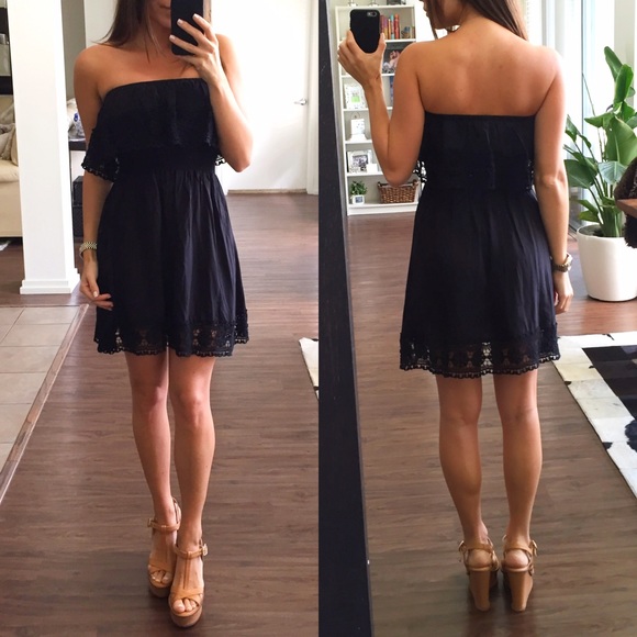 SOLD Strapless Dress - Picture 3 of 4