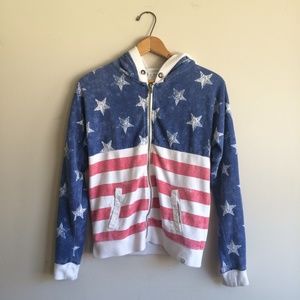 American Flag "Vintage" Hoodie