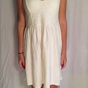 American eagle white dress
