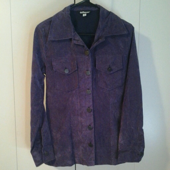 Hip Purple Suede Like Jacket!