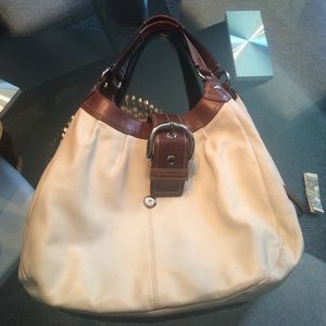 Authentic coach hobo purse