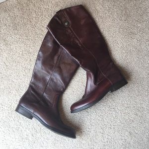 7.5 Leather boots - frye style