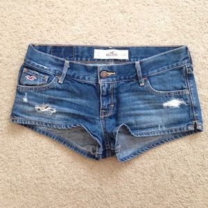 Hollister jean shorts