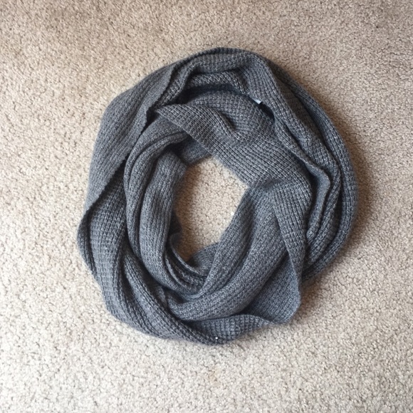 J Crew grey infinity scarf
