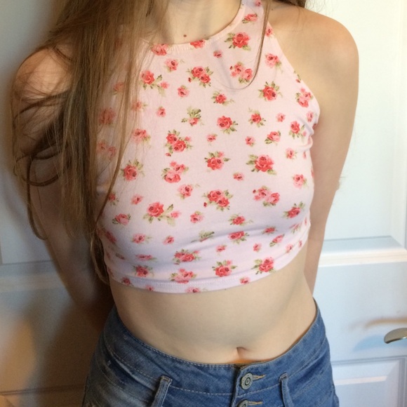 Floral crop top