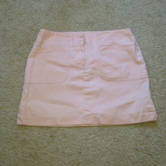 Light Pink Denim Express Skirt