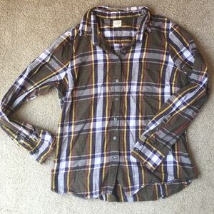J Crew Large Flannel Shirt