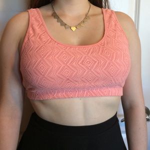 Coral bralette