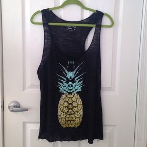 Pineapple tank top from pacsun
