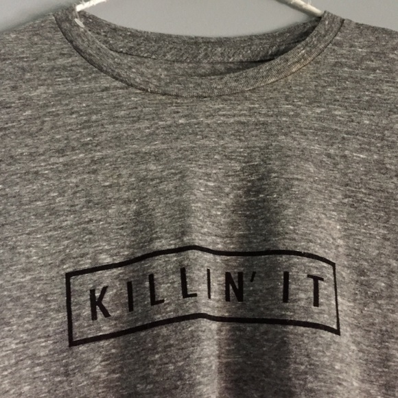 Killin it crop grey T-shirt - Picture 10 of 12